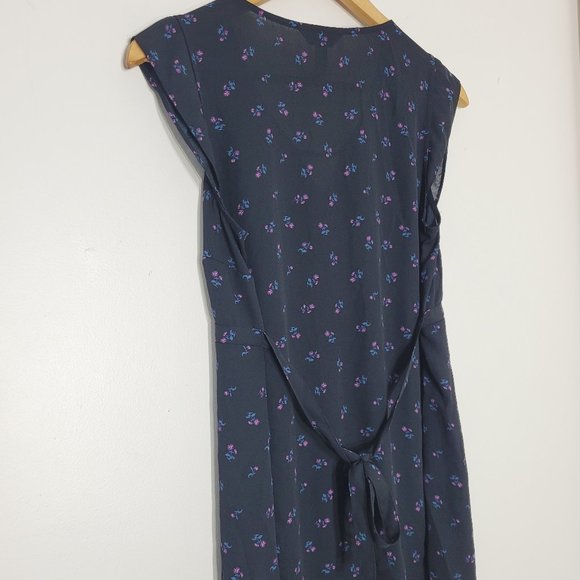 Stork & Babe Maternity Floral Print Sleeveless V-Neck Summer Casual Blouse XS - Picture 6 of 9